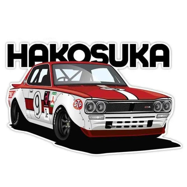 Large 13cm x 11.3cm JDM vinyl stickers
