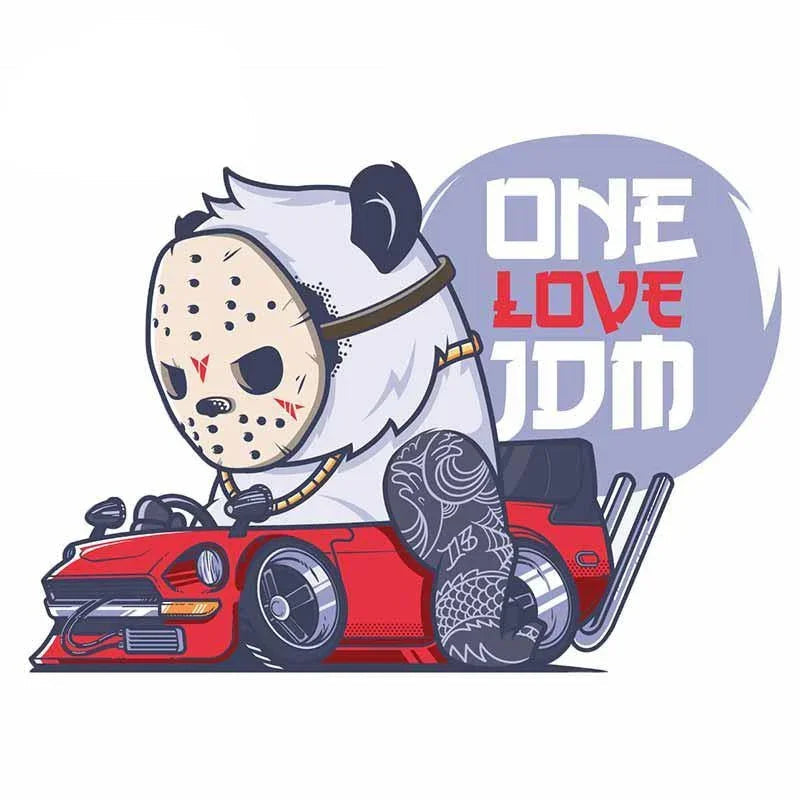 Large 13cm x 11.3cm JDM vinyl stickers