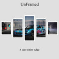 Mazda RX7 FD3S drift car canvas wall art