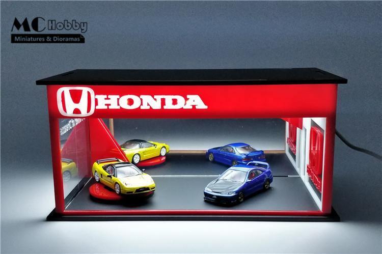 MC Hobby 1:64  Honda & RWB showrooms / garage with LED lighting