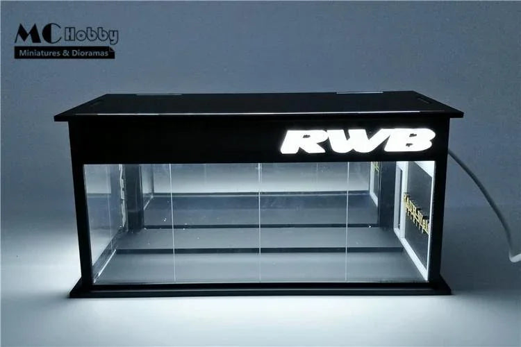 MC Hobby 1:64  Honda & RWB showrooms / garage with LED lighting