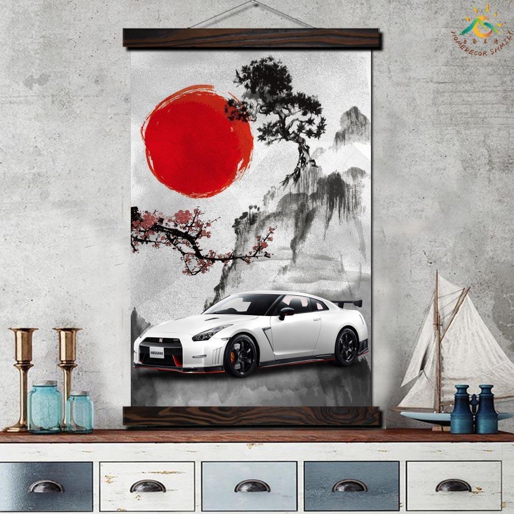 Nissan R35 GTR hanging wall art