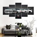 Nissan Skyline GTR generations - multi-piece canvas wall art
