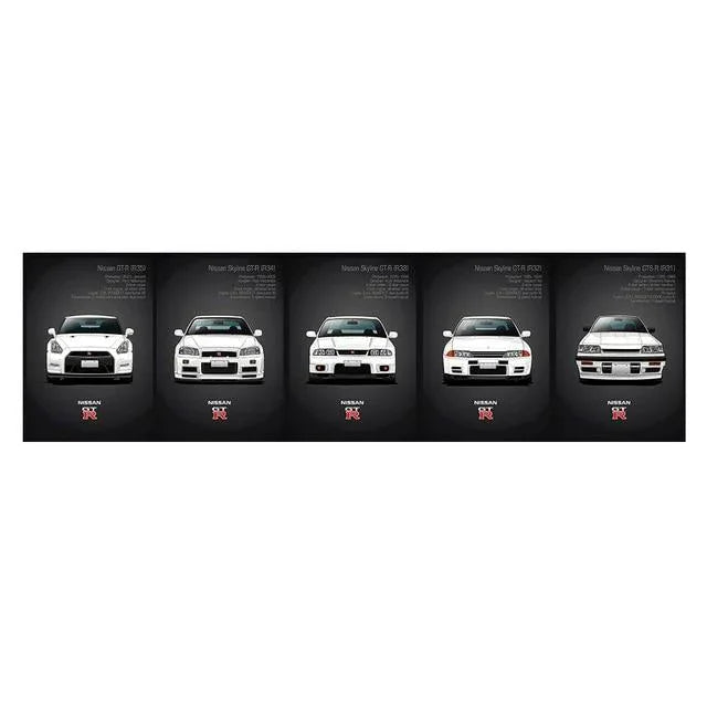 Nissan Skyline GTR Heritage wall art