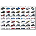 Nissan Skyline GTR history and legacy canvas print wall art