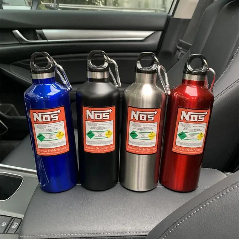 NOS style insulated drink bottle 500ml capacity - 6 colors!