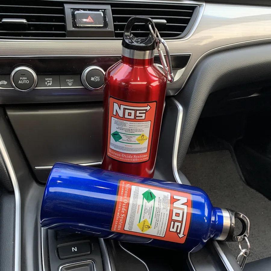 NOS style insulated drink bottle 500ml capacity - 6 colors!
