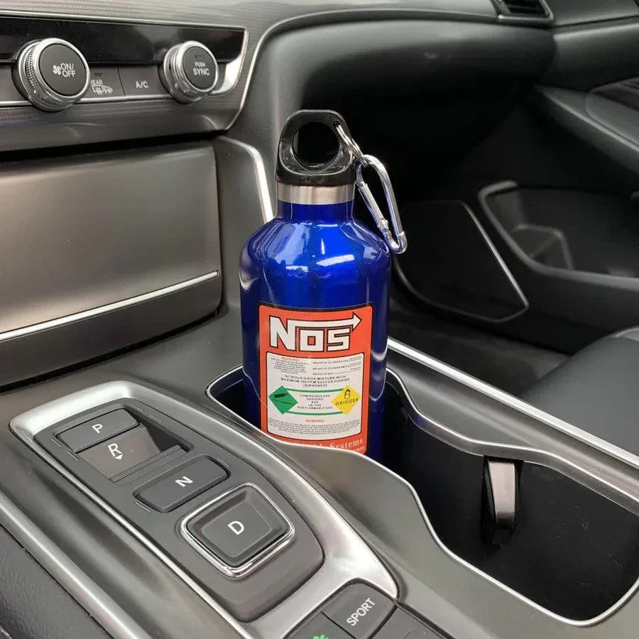 NOS style insulated drink bottle 500ml capacity - 6 colors!