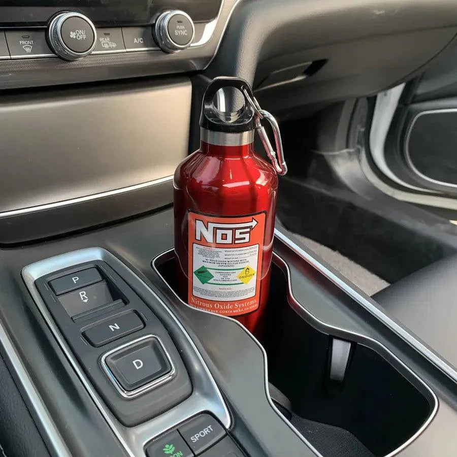 NOS style insulated drink bottle 500ml capacity - 6 colors!