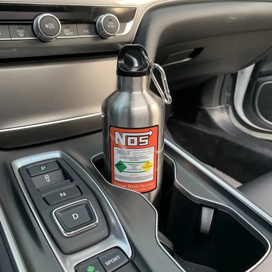 NOS style insulated drink bottle 500ml capacity - 6 colors!