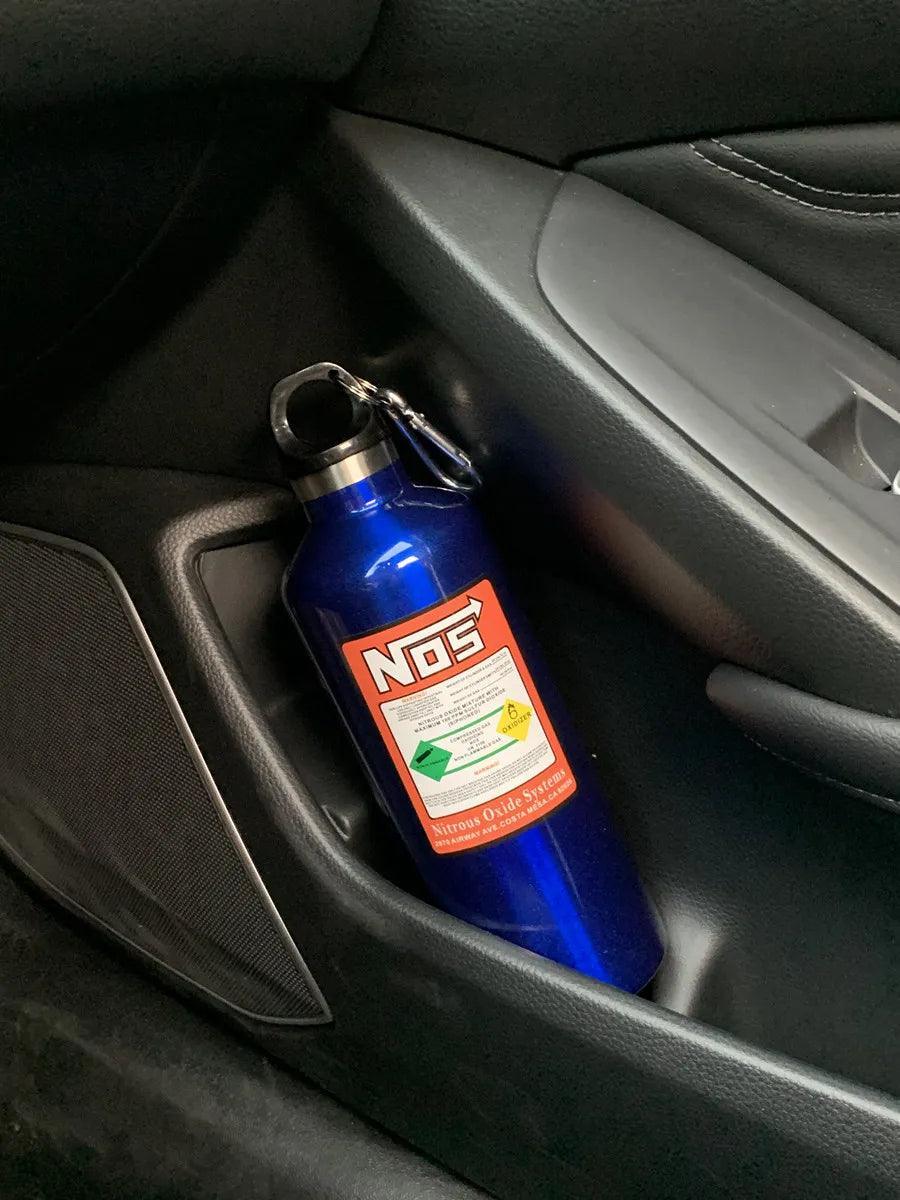 NOS style insulated drink bottle 500ml capacity - 6 colors!