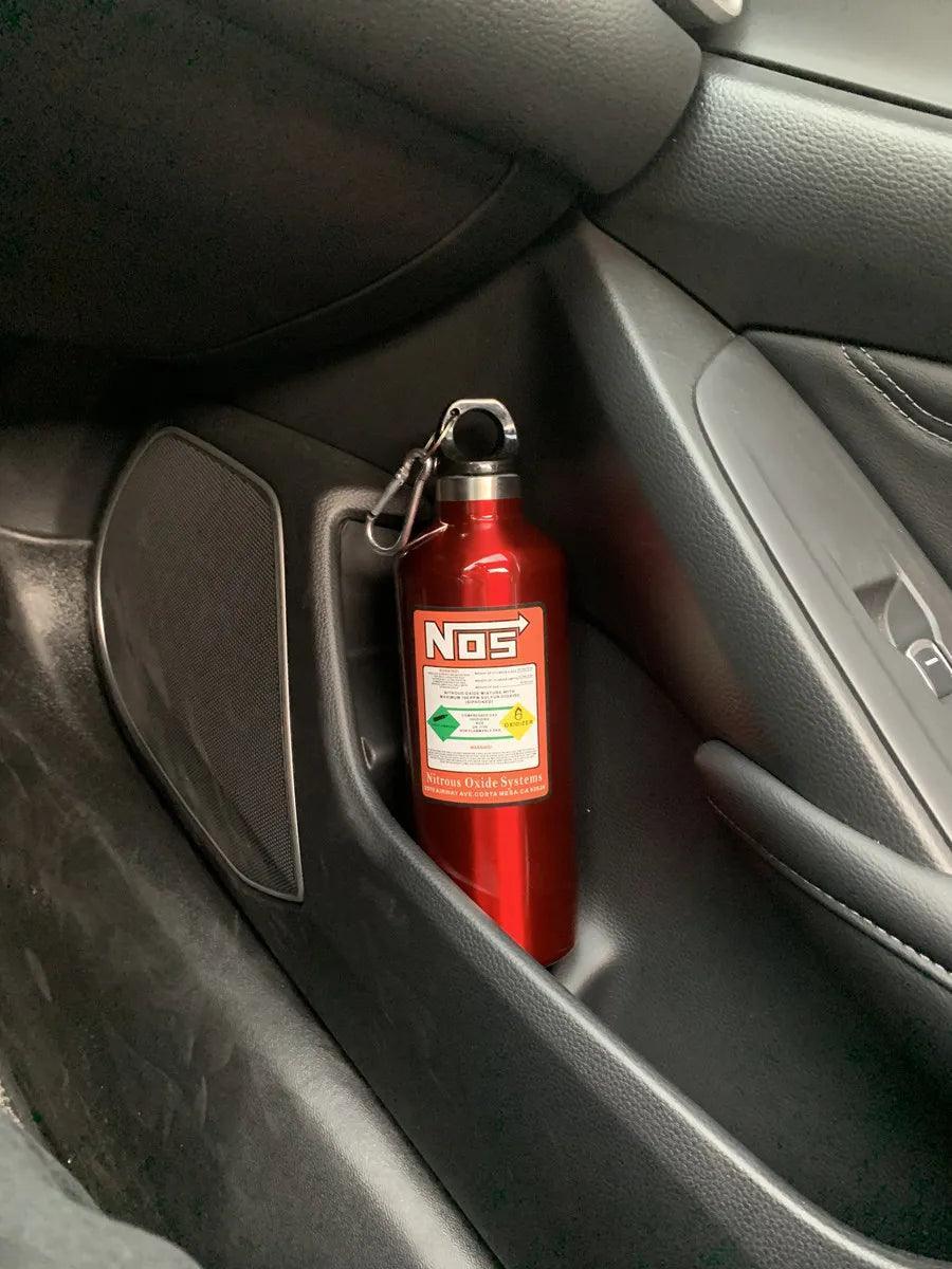 NOS style insulated drink bottle 500ml capacity - 6 colors!