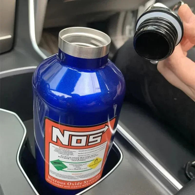 NOS style insulated drink bottle 500ml capacity - 6 colors!