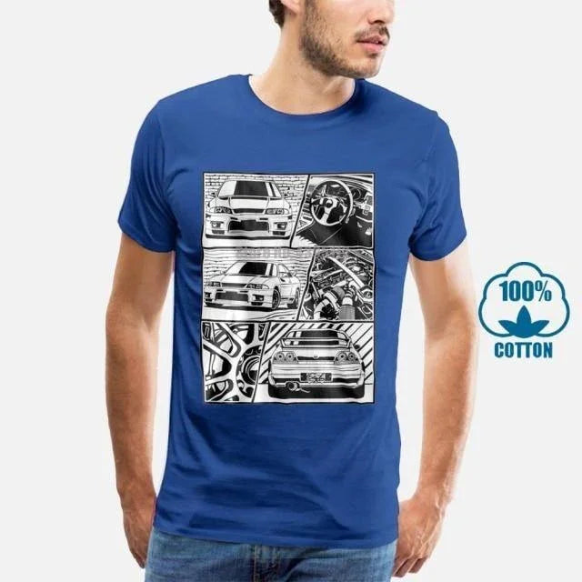 R33 GTR Manga Style T-shirt