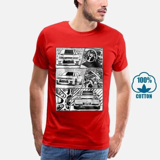 R33 GTR Manga Style T-shirt