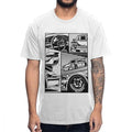 RWB Porsche manga style T-shirt