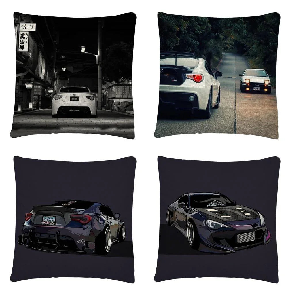 RX7, BRZ & GT86 linen cushion covers - 45X45cm