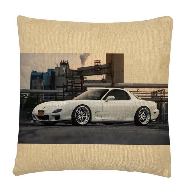 RX7, BRZ & GT86 linen cushion covers - 45X45cm