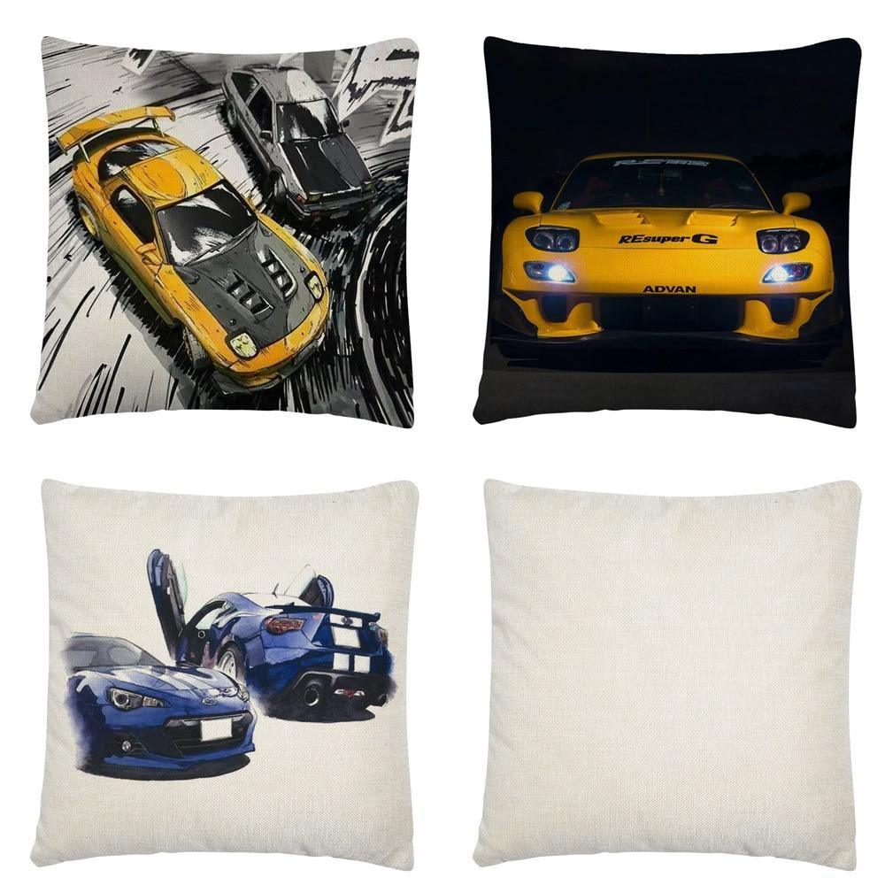 RX7, BRZ & GT86 linen cushion covers - 45X45cm