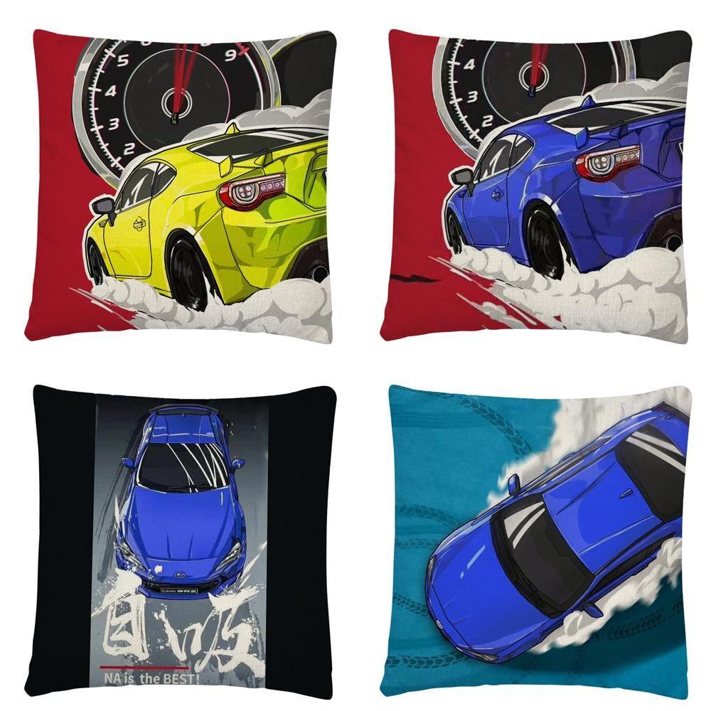 RX7, BRZ & GT86 linen cushion covers - 45X45cm