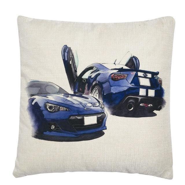 RX7, BRZ & GT86 linen cushion covers - 45X45cm