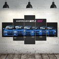 Subaru Impreza WRX STI - 5 Panel canvas wall art
