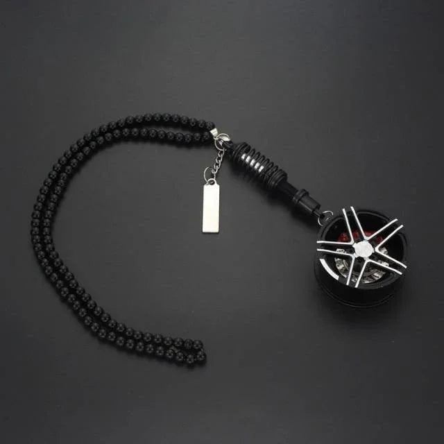 TE37 & JDM Wheel keychain / rearview mirror ornament