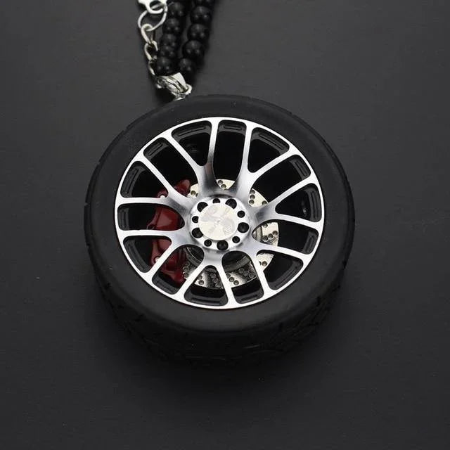 TE37 & JDM Wheel keychain / rearview mirror ornament
