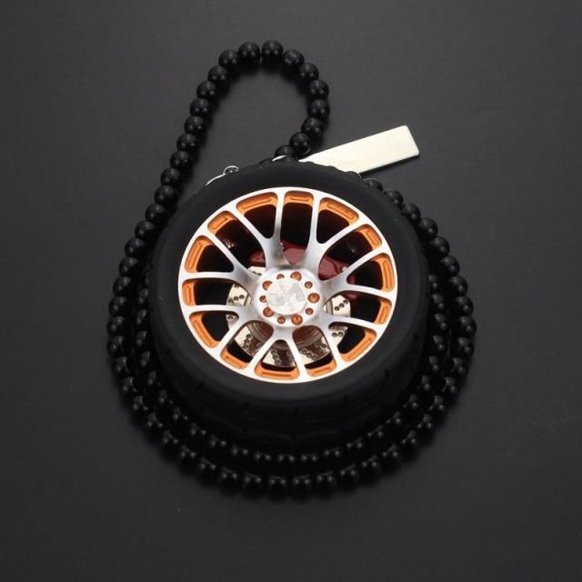 TE37 & JDM Wheel keychain / rearview mirror ornament