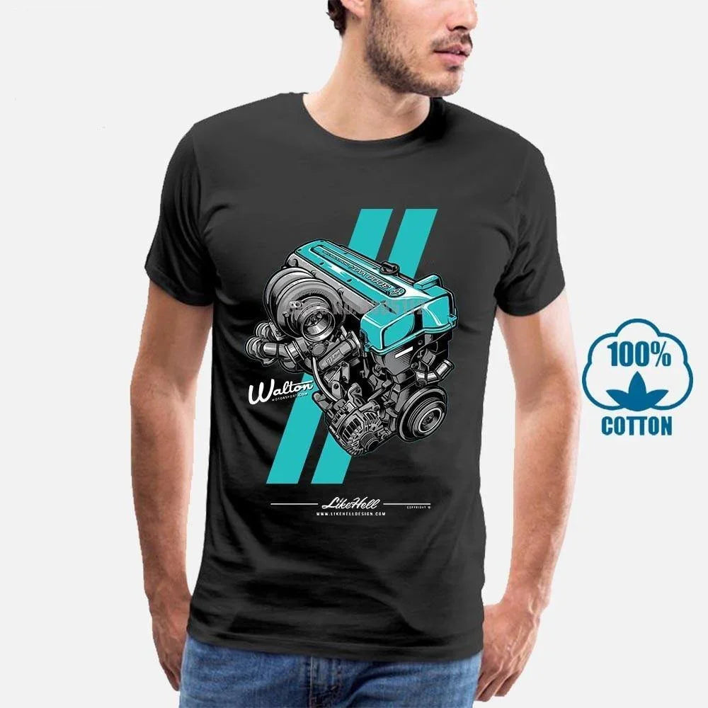 Toyota 2JZ engine 100% cotton T-shirt -9 colors!