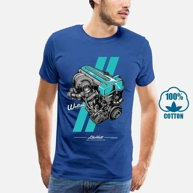 Toyota 2JZ engine 100% cotton T-shirt -9 colors!